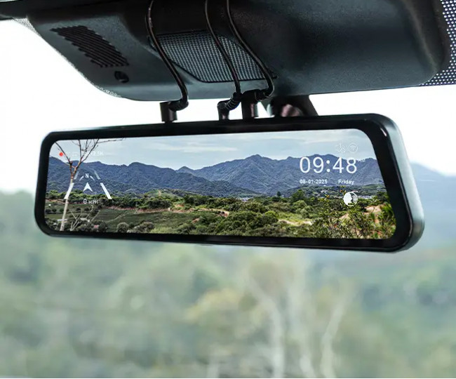 3-канальний відеореєстратор WOLFBOX G900 Tripro Cabin Version